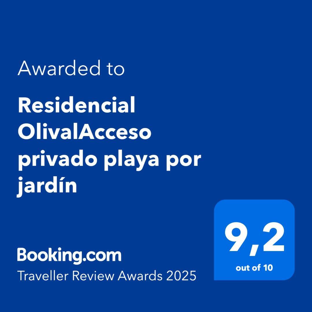 Residencial OlivalAcceso privado a la playa por el jardínZona tranquila Exterior foto